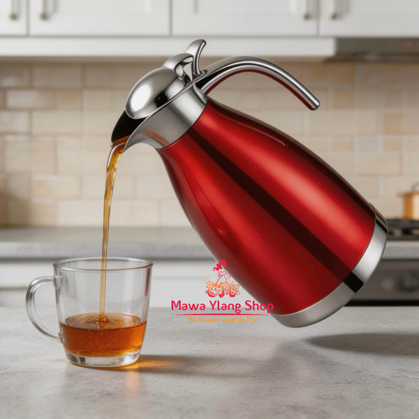 Thermos 2 Litres chaleur 12h inoxydable