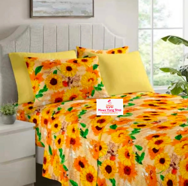 Draps 6 pièces 3 places-N10